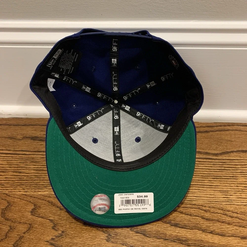 New Era Philadelphia Phillies 9FIFTY Royal Sugar Skull Day of the Dead Hat OSFM